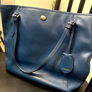 Coach Tote Bag in turquoise